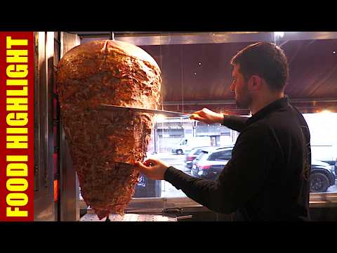 Видео: Nomad Yaprak Döner Kebab в Берлине | Уличная еда в Берлине, Германия