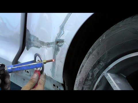 Видео: Ford Mustang.  Наборка морды. Споттерные работы.