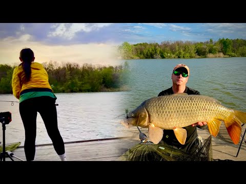 Видео: РЫБАЛКА НА КАРПА ВЕСНОЙ 2025.ВЗЯЛ ЖЕНУ НА РЫБАЛКУ. ТРОФЕЙ 10кг на Открытие.