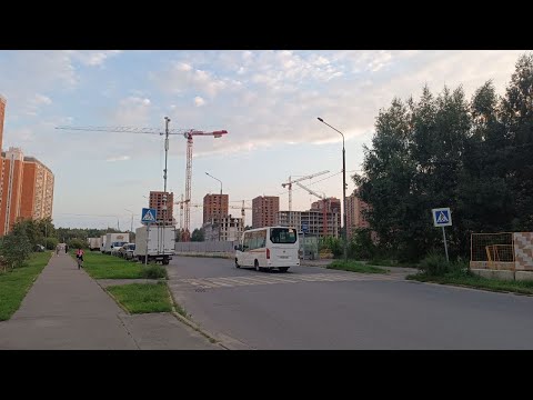 Видео: ВИД С Пешеходного перехода на стройку!