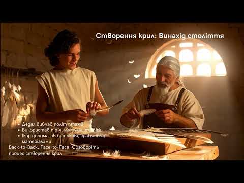 Видео: Презентація: Міф про Дедала та Ікара  Урок у WOW