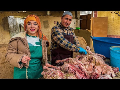 Видео: УЗБЕКИСТАН Граница с АФГАНИСТАНОМ! Секреты УЗБЕКСКОЙ кухни. Маринуем баранину / печем лепешки