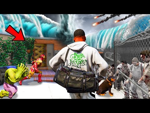 Видео: ФРАНКЛИН ҮЙІНДЕ ЗОМБИ ЦУНАМИДАН ТІРІ ҚАЛДЫ (GTA V)