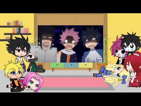 Видео: реакция хвоста феи и Наруто#3 ||gacha life||