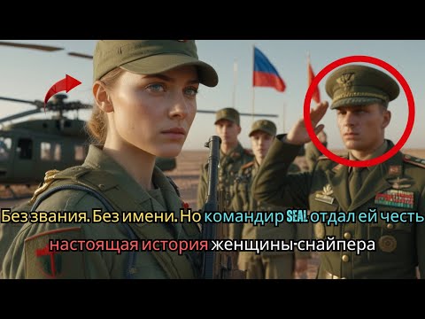 Видео: Без звания. Без имени. Но командир SEAL отдал ей честь — настоящая история женщины-снайпера