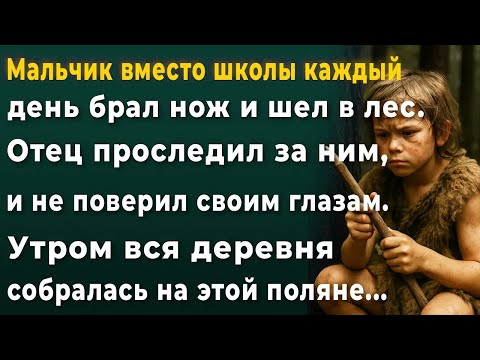 Видео: Никита вместо школы ходил в лес с ножом каждый день. Отец проследил за ним и не поверил глазам...