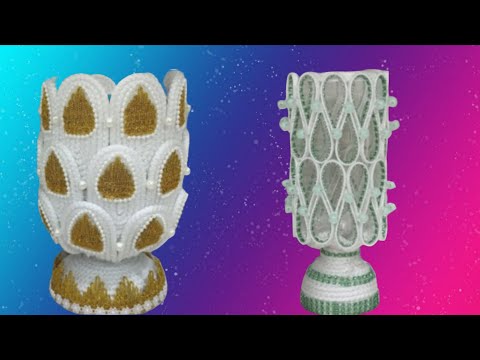 Видео: 2 простых способа сделать красивые вазы/2 Easy Ways to Make Beautiful Vases