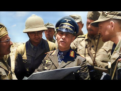 Видео: Уникальная немецкая кинохроника крупнейшей победы Роммеля в битве при Газале (1942)