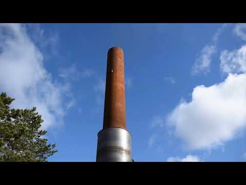 Видео: мусоросжигательная печь для длинного мусора.