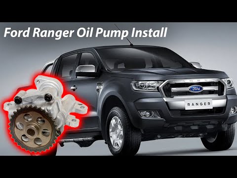 Видео: Установка шестеренчатого масляного насоса Ford PX Ranger P5AT (в автомобиле)