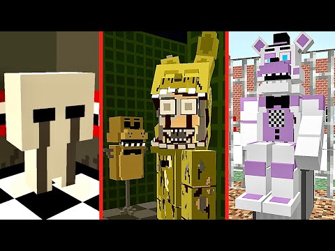 Видео: ВСЕ ЛОКАЦИИ ФНАФ МОД в МАЙНКРАФТ Fnaf Minecraft