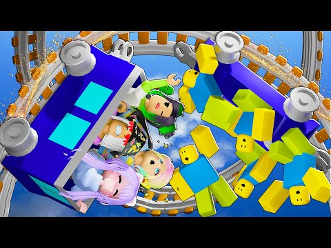 Видео: ЭКСТРЕМАЛЬНЫЙ КАРТ РАЙД С НУБАМИ! Roblox Cart Ride Extreme