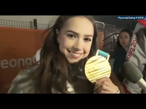 Видео: ALINA ZAGITOVA - Olympics 2018 Victory Ceremony |комментарии британцев к церемонии награждения на ОИ