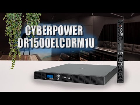 Видео: ИБП CyberPower OR1500ELCDRM1U