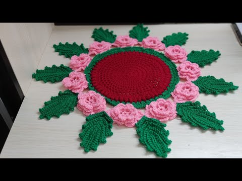 Видео: Салфетка "Вирджиния"/крючком/