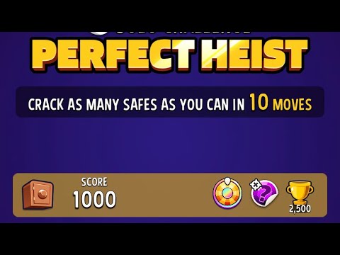 Видео: Прохождение Solo Challenge Perfect Heist Plunder Pirates 1000 | Match Masters