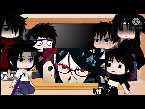 Видео: Uchiha clan's reaction to Sarada Uchiha (1/3) Gacha Club реакция клан учих на сараду учиху гача клуб