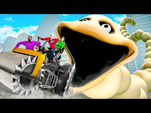 Видео: ПОБЕГ НА РАНДОМНЫХ МАШИНАХ ОТ ГОЛОДНОГО ЧЕРВЯ! УГАР И БЕЗУМИЕ В Garry`s Mod