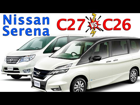 Видео: Serena c27 vs c26. Обе в комплектации X (S-Hybrid)