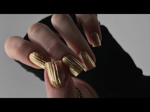 Видео: Дизайн ногтей втиркой 🖤 текстура на ногтях гелем желе