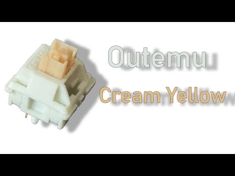 Видео: Outemu Cream Yellow (Silent) Тактильные свичи