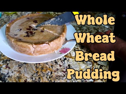 Видео: Пудинг из цельнозернового хлеба на пару