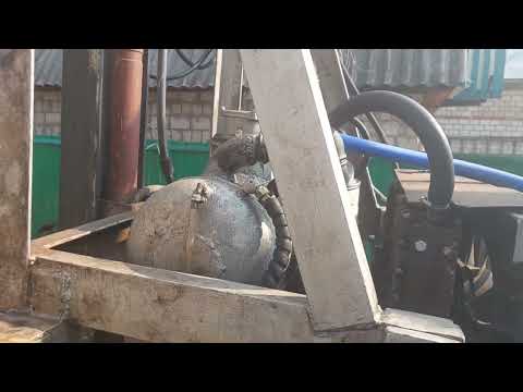 Видео: установил буровой насос и теплообменник к нему