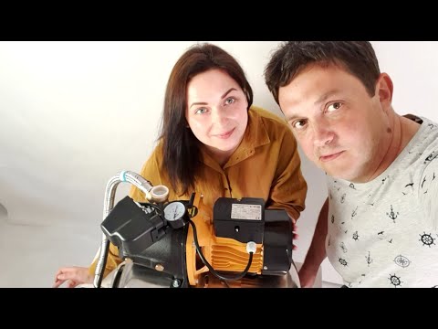 Видео: Насосная станция Optima Jet 100 - с баком из  нержавейки