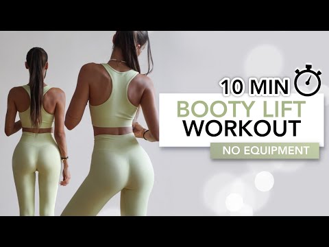 Видео: 10 MIN BOOTY LIFT WORKOUT | Упражнения для круглых и подтянутых ягодиц | Eylem Abaci