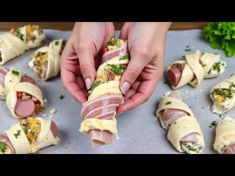 Видео: Быстро и вкусно, с чудесно хрустящим беконом! Лучше, чем пицца!
