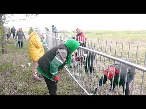 Видео: Субботник  1 Мая 2025 в деревне Старое Серёжкино