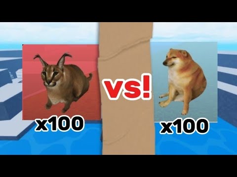 Видео: Открыл 100 Gacha floppa и 100 Gacha doge в море мемов❗|Meme sea🌊💧❗