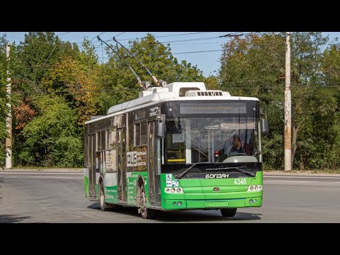Видео: Симферополь на Богдан Т70110 4 маршрут от Автовокзала до Марьино 