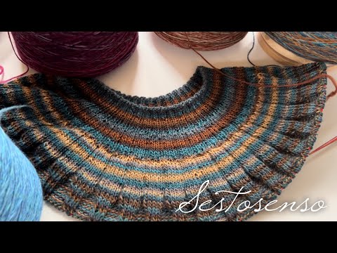 Видео: Анонс мастер-класса: джемпер «Сладкий ноябрь» из Sestosenso 🍁🍁🍁  KNITTING