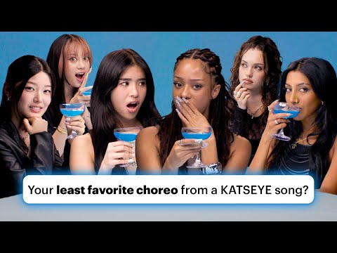 Видео: KATSEYE раскрывает секреты, выпив сыворотку правды | Allure