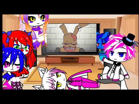 Видео: реакция фан тайм аниматроников на фнаф 9 2/2