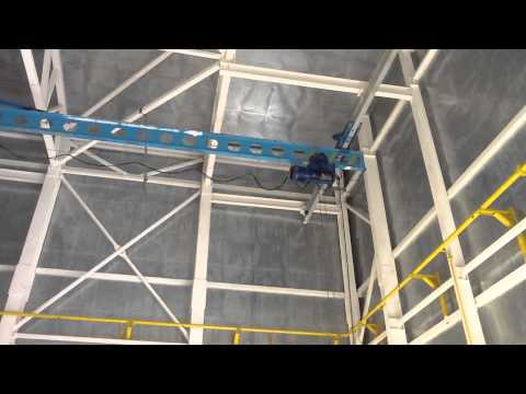 Видео: Кран-балка, замер прогиба