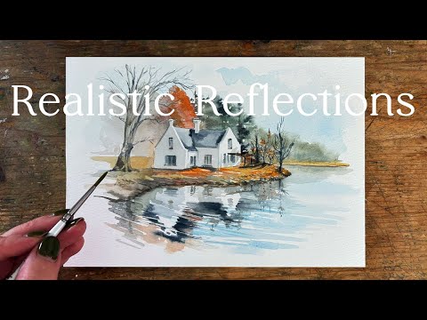 Видео: 💧 Лучшие советы по рисованию реалистичных отражений в воде акварелью
