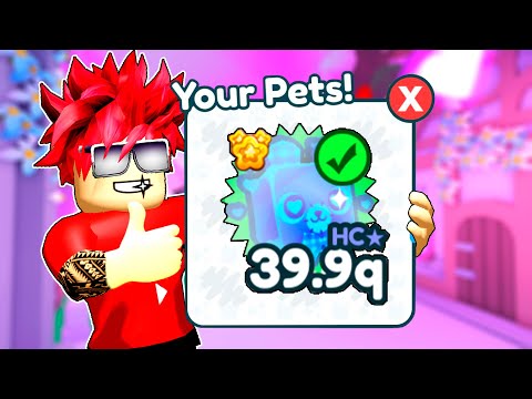 Видео: ПОЛУЧИЛ САМОГО СИЛЬНОГО ПЕТА SHINY HARDCORE DARK MATTER VALENTINE BEAR В PET SIMULATOR X ROBLOX