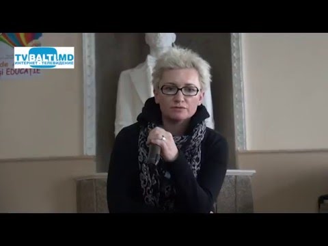 Видео: Встреча Дианы Арбениной со студентами Бельц.