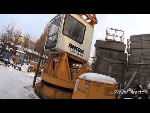 Видео: башенный кран liebherr 140 litronic , первое знакомство ....