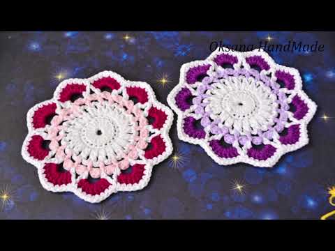 Видео: ИЗЫСКАННЫЕ МАНДАЛА КРЮЧКОМ. МАСТЕР КЛАСС😍