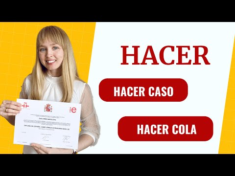 Видео: Испанский Глагол Hacer. Устойчивые Выражения с Глаголом Hacer