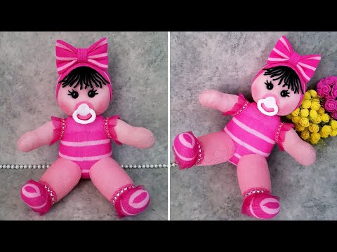 Видео: 😍Это было очень мило/🧦Сделать куклу из носков/👌Легко и практично