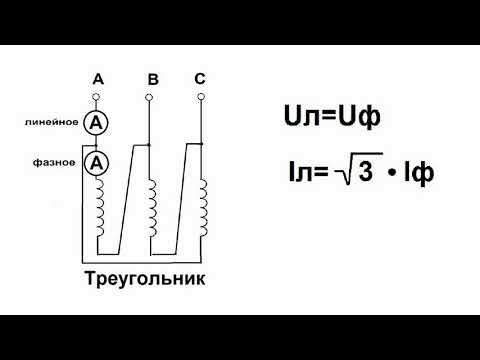 Видео: Чем отличается фазное напряжение или ток, от линейного. (Expert) #009