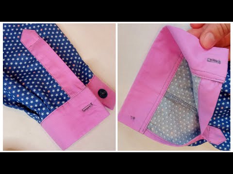 Видео: Как пришить МАНЖЕТЫ рукавов рубашки, самый ПРОСТОЙ СПОСОБ 🔥