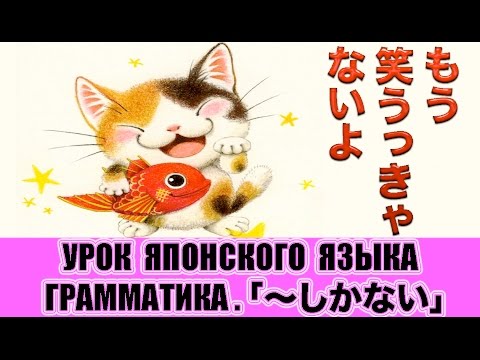 Видео: Урок японского языка. Грамматика. 「〜しかない」N5, N4, N3