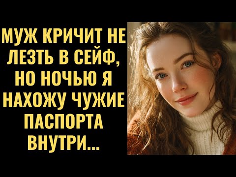 Видео: Я нашла в сейфе ночью чужие паспорта моего мужа с его второй семьёй, а он уже сбежал. Тогда я...
