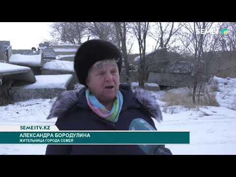 Видео: Заброшенная территория в Семее превратилась в несанкционированную свалку