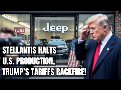 Видео: Детройт на грани: Stellantis сокращает добычу в США — рынок в смятении! Тарифы Трампа и торговая ...